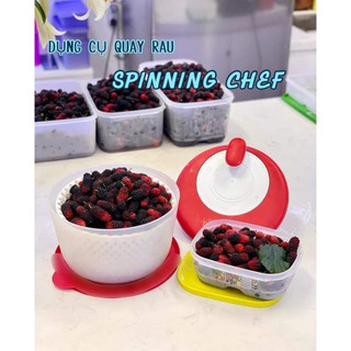 Hàng chính hãng - dụng cụ quay rau tupperware