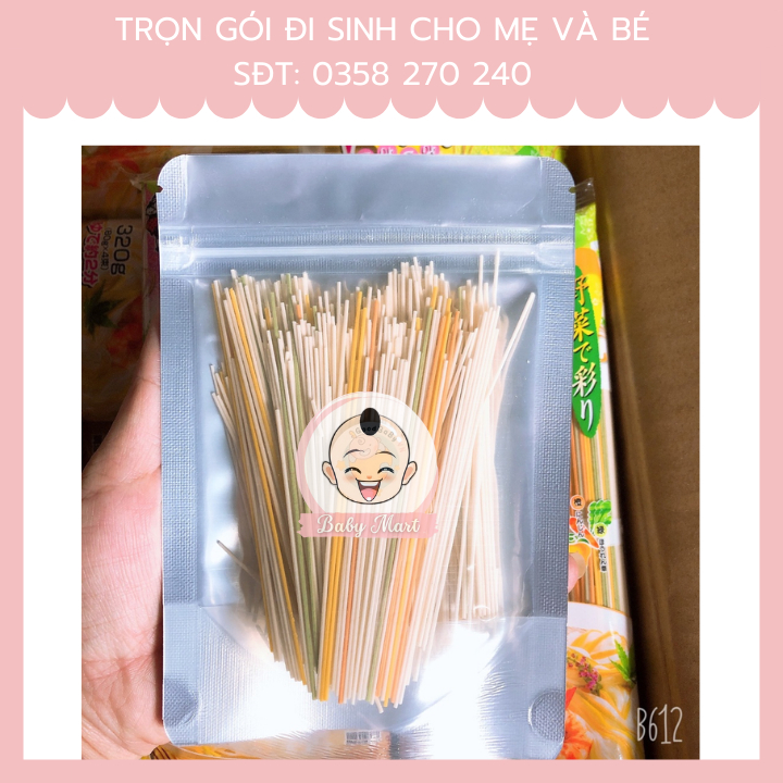 Mì Somen Ngũ Sắc Tôm Rau Củ tách lẻ 80gr