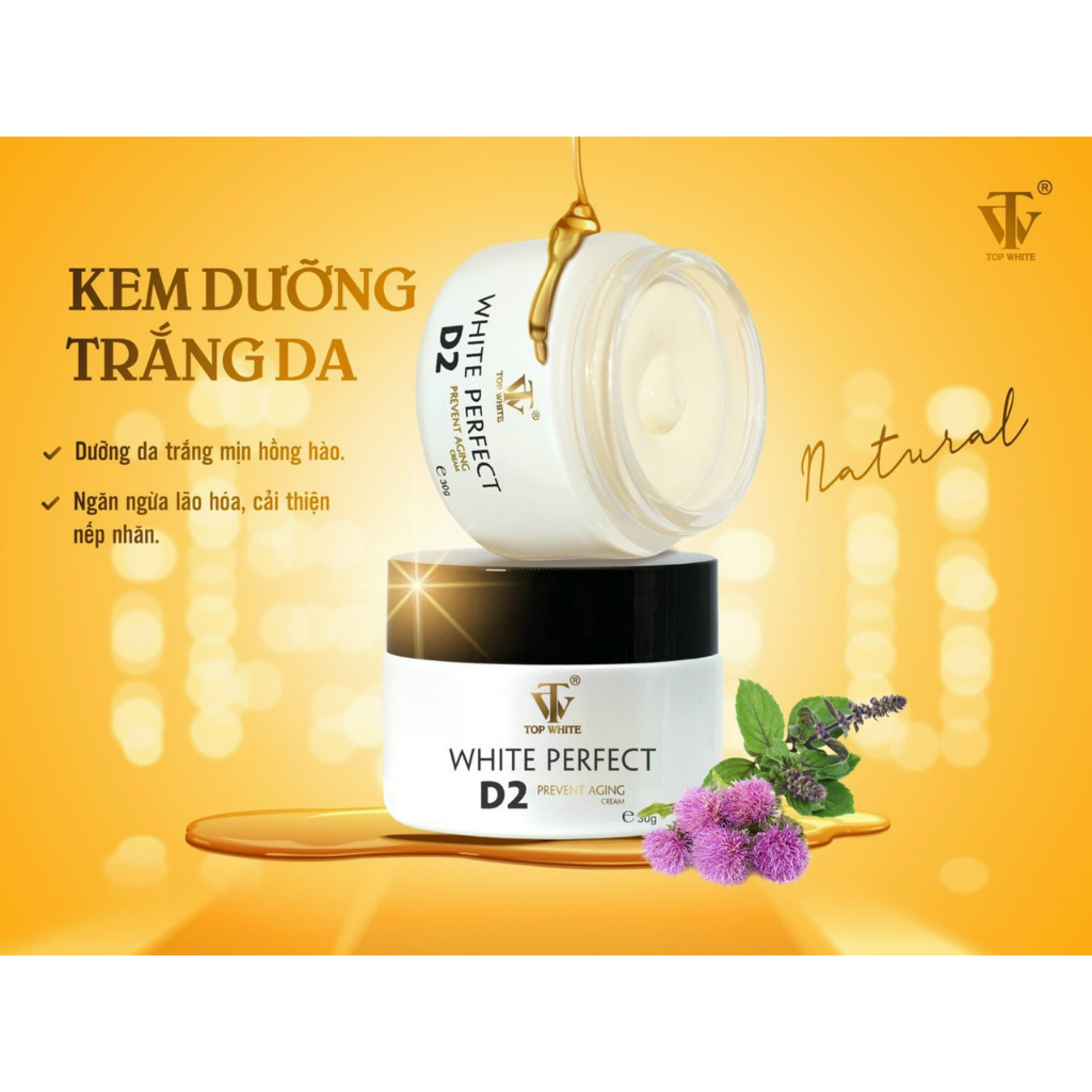 Kem Dưỡng Trắng Da Ban Đêm Topwhite White Perfect D2