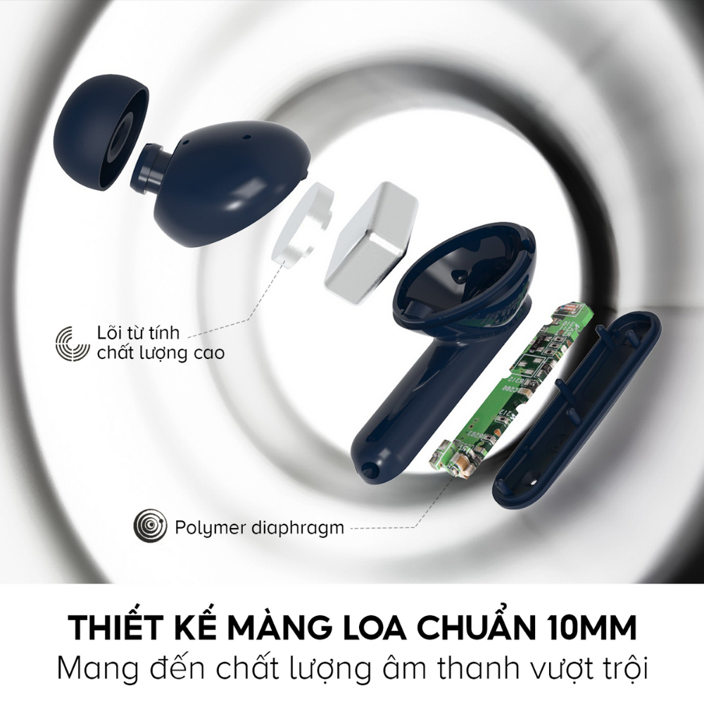 Tai Nghe TWS SOUL S-Live 30, BT 5.3, Kháng IPX4, Độ Trễ 60ms, Nghe Nhạc Đến 30H - Chính Hãng BH 12 Tháng