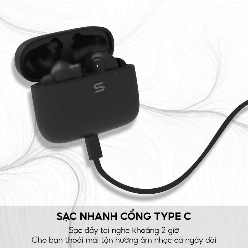 Tai Nghe TWS SOUL S-Live 30, BT 5.3, Kháng IPX4, Độ Trễ 60ms, Nghe Nhạc Đến 30H - Chính Hãng BH 12 Tháng