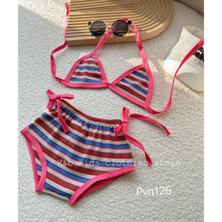 Đồ Bơi Thổ Cẩm Cho Bé Gái Diện Hè |Bikini 2 Mảnh Cho Bé Siêu Cưng