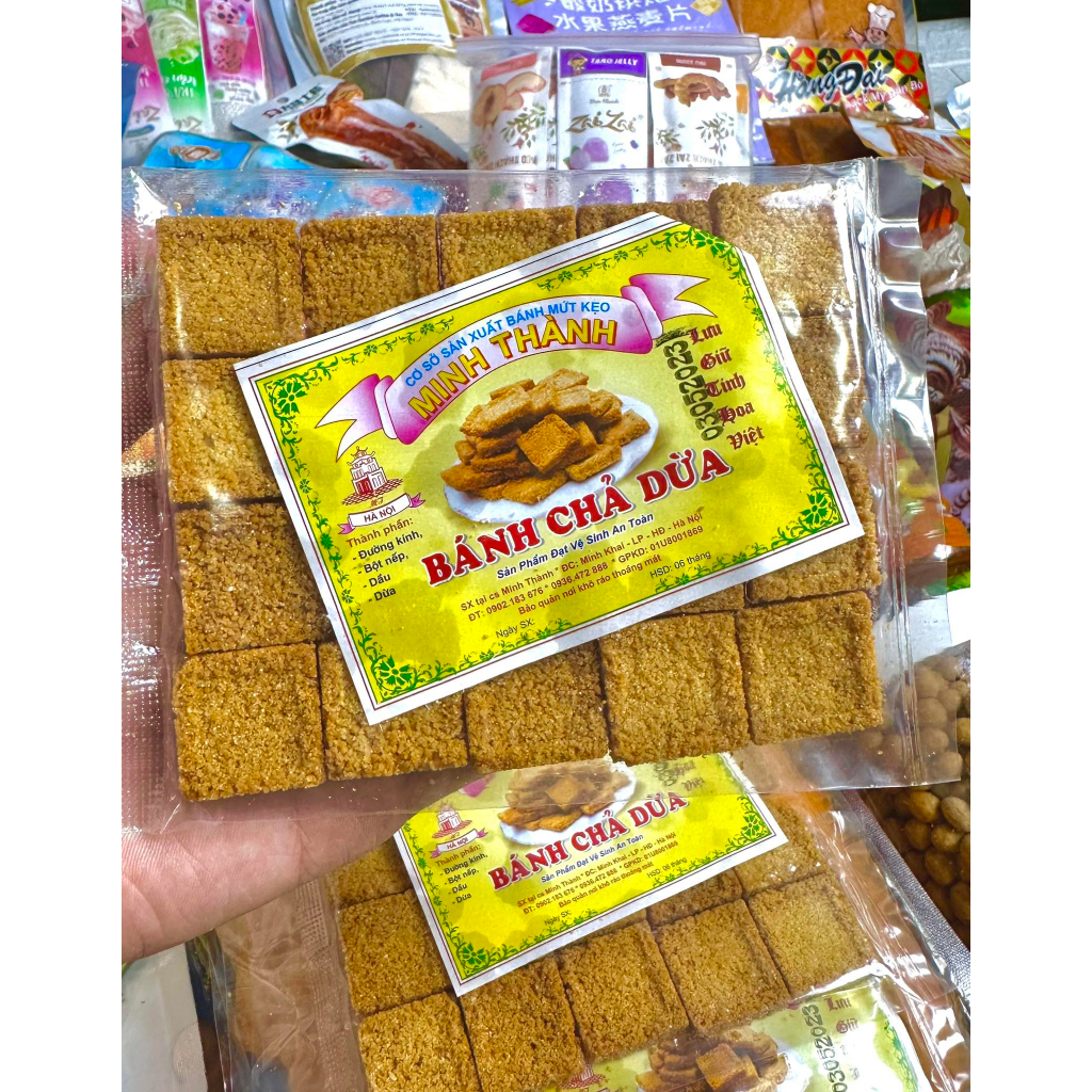 Combo 10 Gói Bánh chả dừa Minh Thành  ngon giòn rụm
