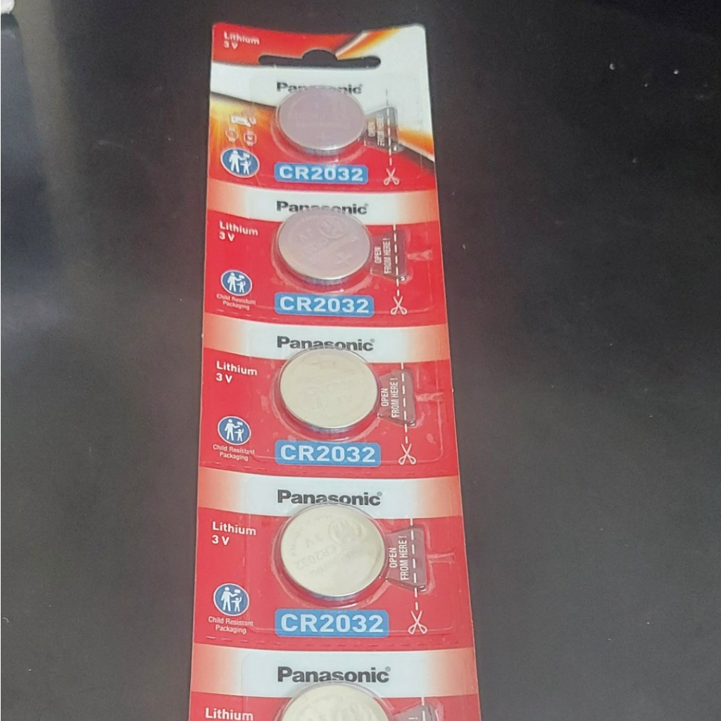 1 Viên Pin Panasonic chìa khoá ô tô CR2032 Pin 3V Lithium Made in Indonesia