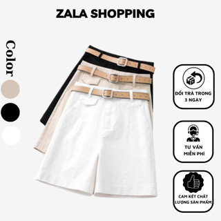 Quần short nữ kaki lưng chun túi mổ ulzzang phong cách hàn quốc