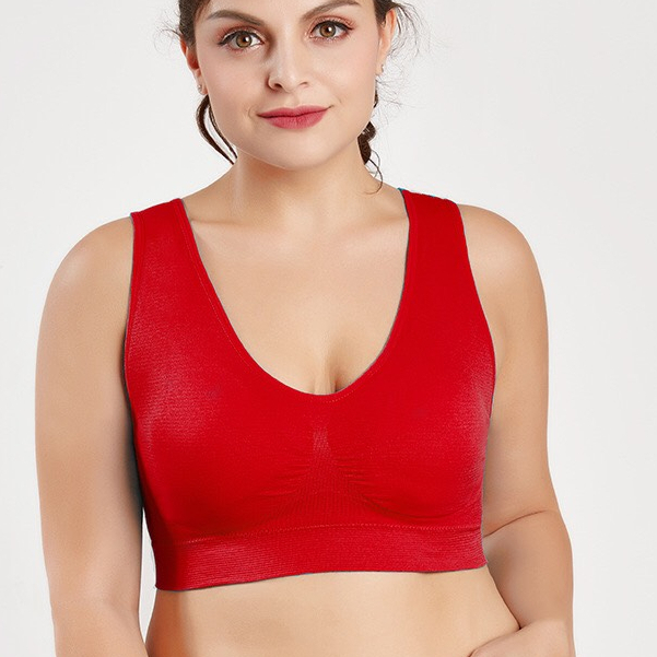 Áo Ngực To 40-130Kg Có Mút Không Đường May Không Gọng Thoải Mái Thoáng Khí Dành Cho Cô Nàng Bigsize