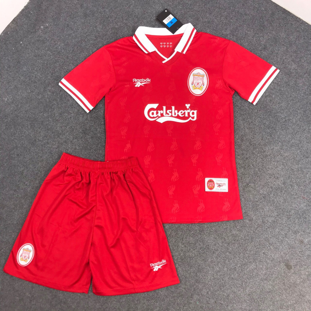 Áo Bóng Đá CLB Liverpool, Áo Đá Banh Liverpool Tay Ngắn Phong Cách Retro - Chuẩn Mẫu Thi Đấu - Vải Polyester Gai Thái