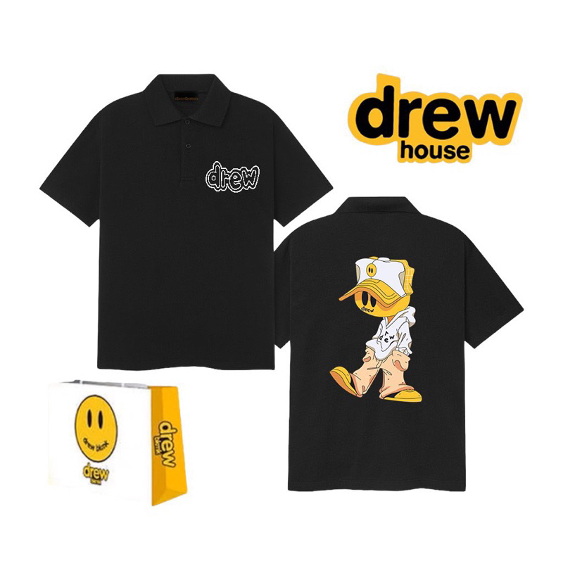 Polo Drew - Chất Thoáng Mát - Đầy Đủ Tag Túi Zip Hãng