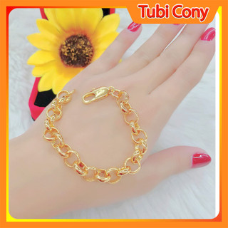 Lắc Tay Nữ , Vòng Tay Nữ Mạ Vàng 18K Mẫu 0450405 ( 01 Chiếc ) - Bao Đổi Tra Trong Vòng 07 Ngày , trang sức nữ