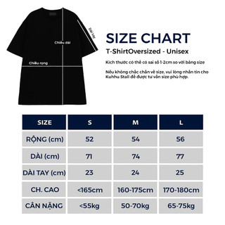 DAECHWITA TEE - Áo thun BTS unisex oversize 2 màu đen/trắng