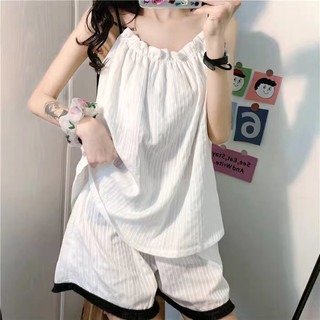 Bộ đũi 2 dây thích hợp mặc ở nhà phong cách nhẹ nhàng, cá tính AO7