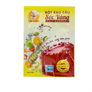 Bột Rau Câu Con Sóc Vàng Gói 12g Date Mới