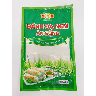 Bánh đa nem ăn sống cuốn gỏi ngọc thanh túi 25 lá