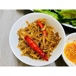 Cá cơm rim tiêu tỏi ớt