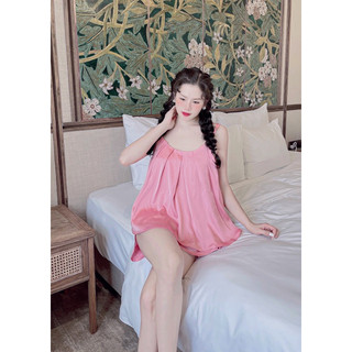 Bộ 2 dây xếp li trơn lụa Xước