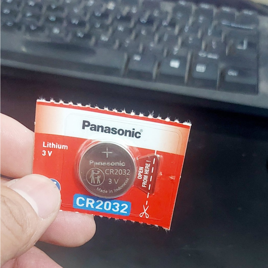 Pin Cúc Áo Panasonic CR2032 Lithium 3V Made in Indonesia