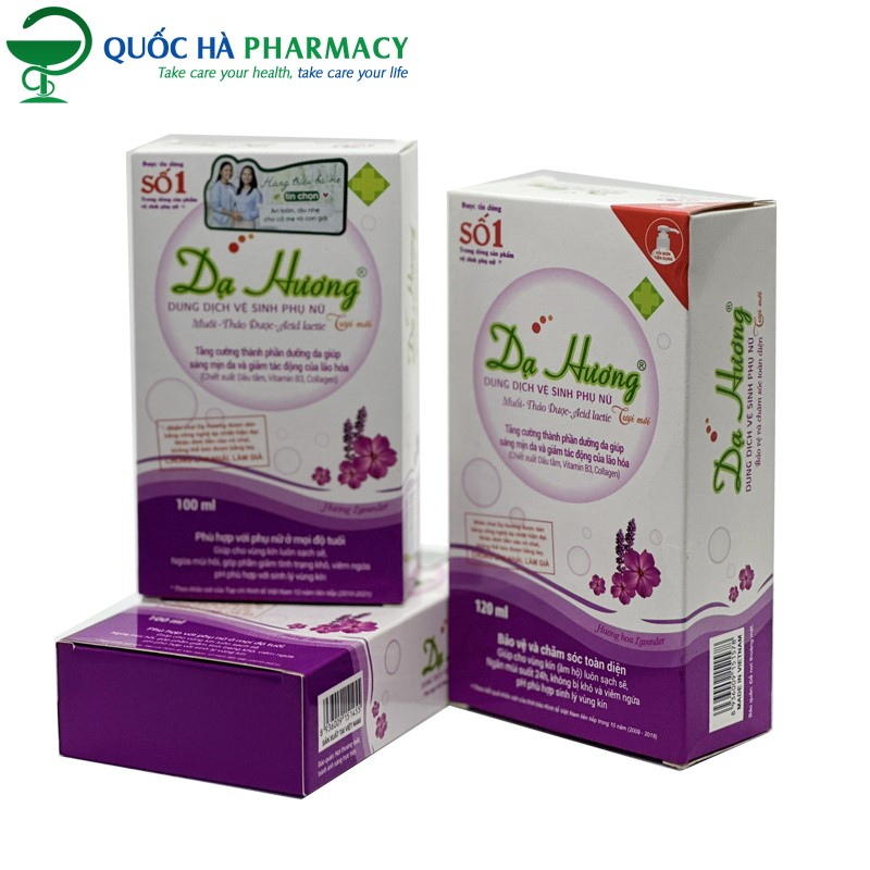 Dung dịch vệ sinh Dạ Hương hương lavender - Quốc Hà Pharmacy