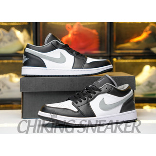 Giày Sneaker Nam Nữ Jordan 1 Low Black White Grey Siêu Cấp - ChikingSneaker
