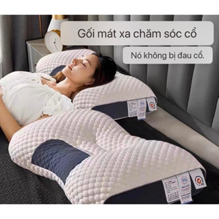 Gối Ngủ dệt kim massage mẫu mới 2023 thoáng khí siêu mềm mại