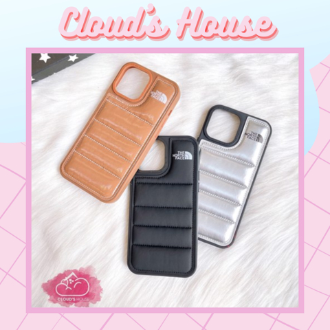 Case Ốp điện thoại iPhone The North Face Phao Da Chống Shock iPhone X/Xs/XsMax/11/12/13/Pro/Promax