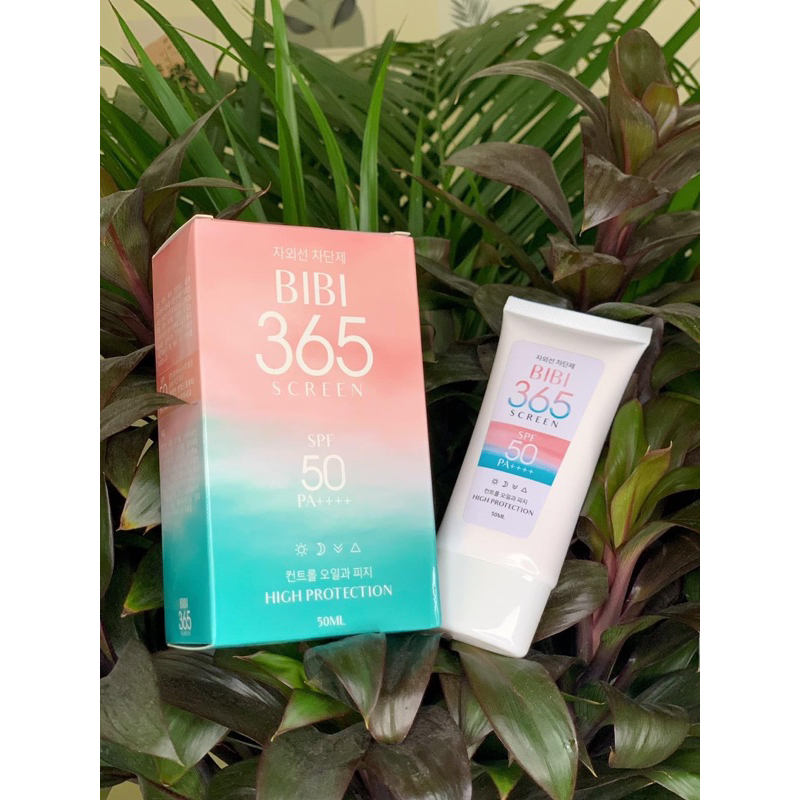 Kem chống nắng nâng tông BiBi 365 Screen SPF 50+ PA++++ 50ml