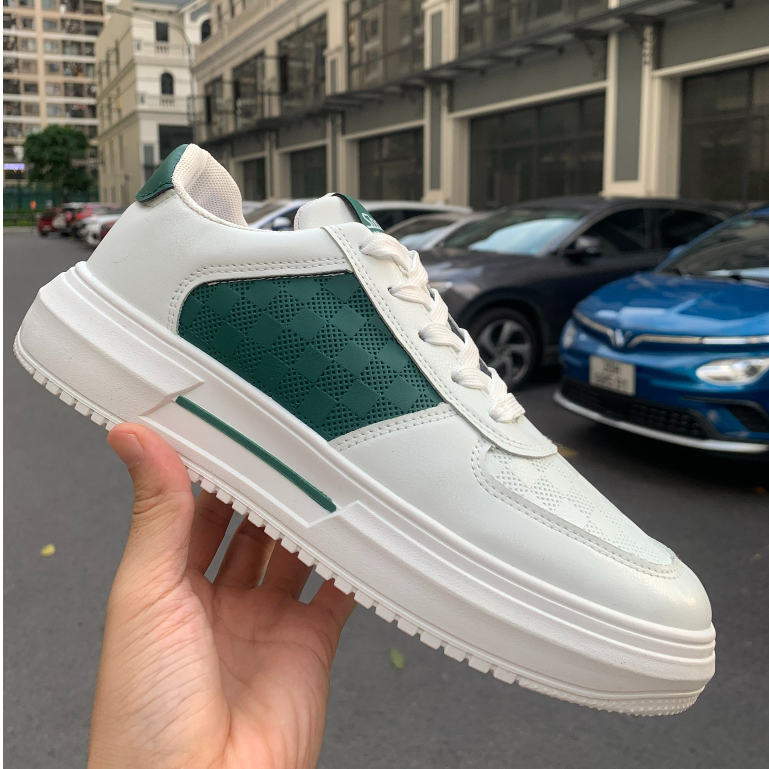 | VIDEO TỰ QUAY | Giày thể thao nam adidas custom 2023 màu xanh lục caro, giày nam đế cao hàng Quảng Châu Cao Cấp | BigBuy360 - bigbuy360.vn