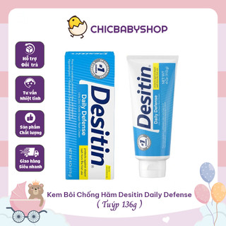 Kem bôi chống hăm desitin daily defense 113g - màu xanh