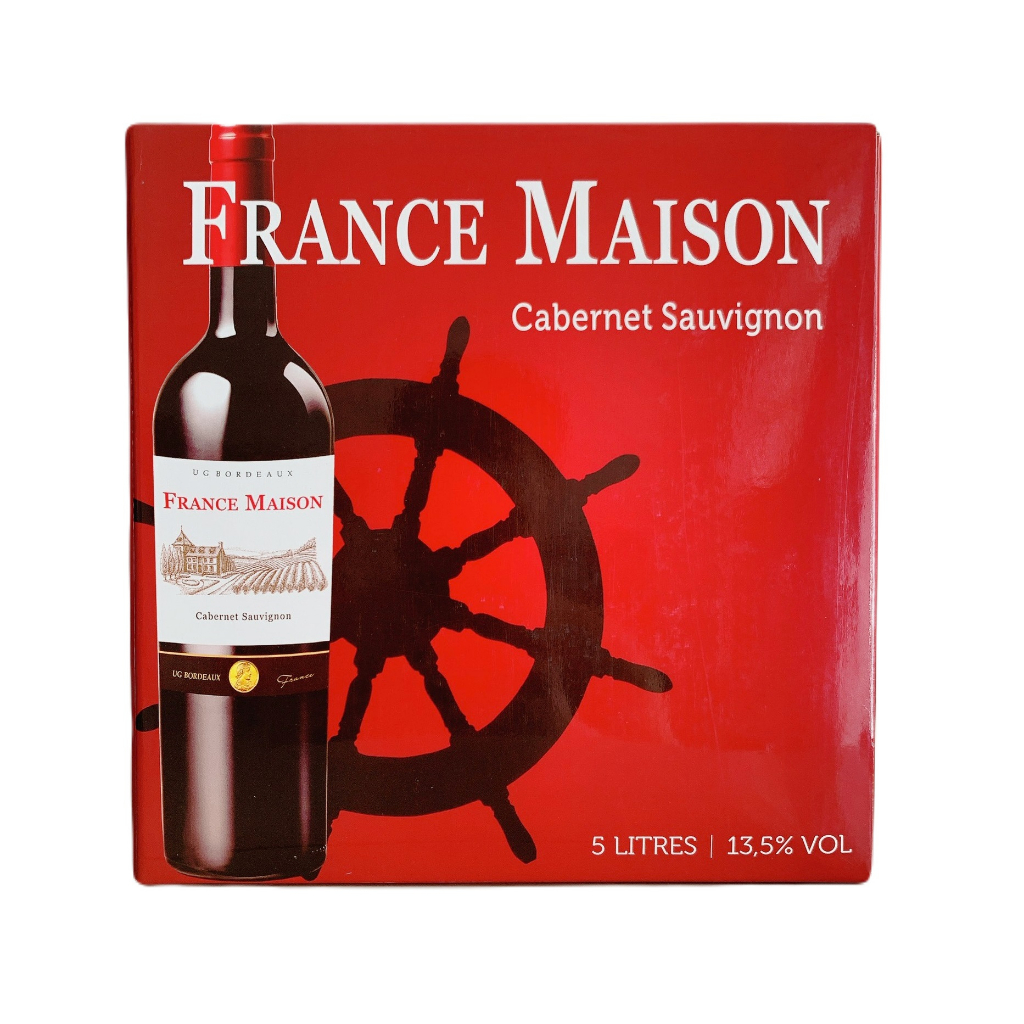 Rượu Vang Pháp France Maison 5 Lit Nhập Khẩu - Vang Bịch Pháp