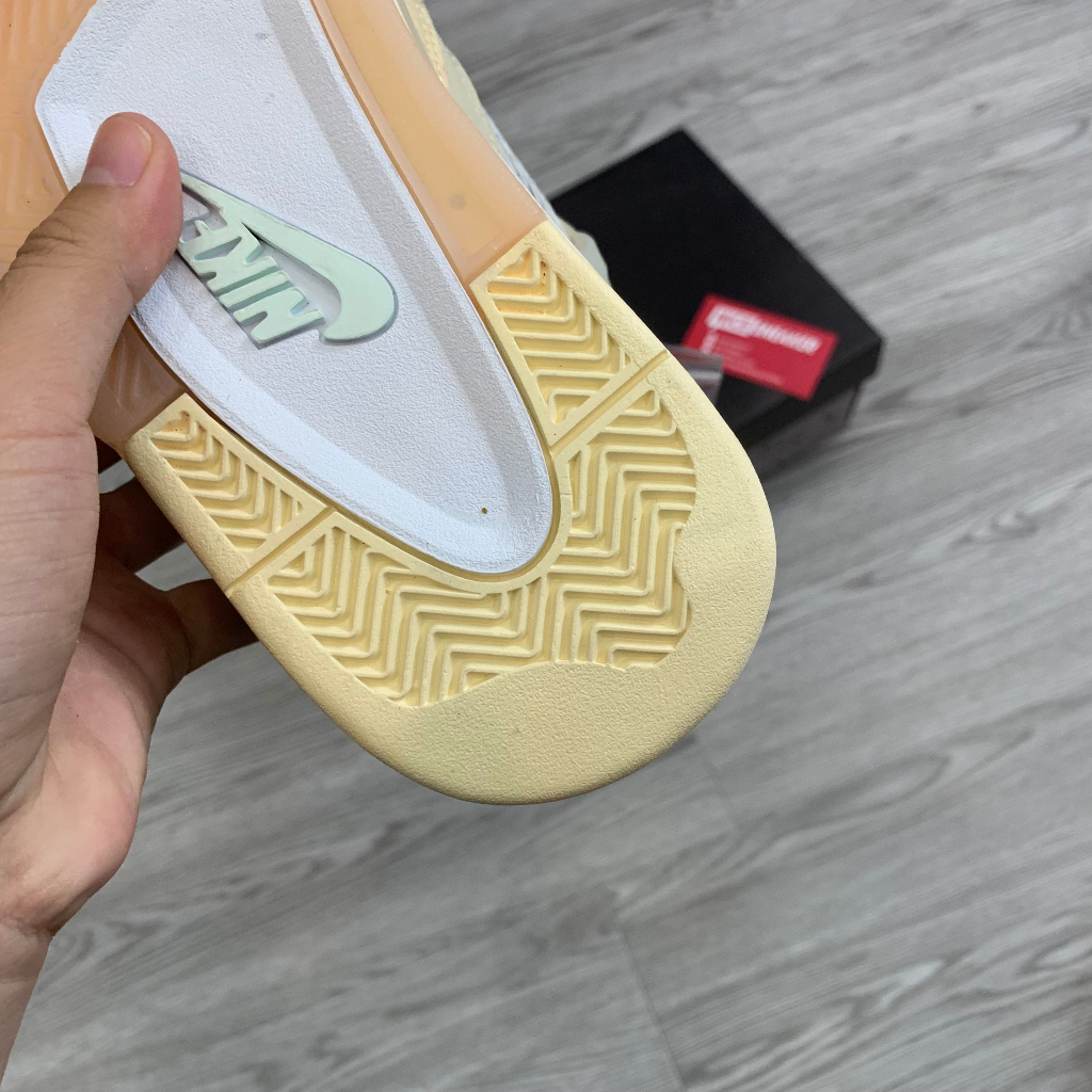 Giày Thể Thao Jordan 4 Off White Sail 1:1, Giày Sneaker JD4 Vàng Nhạt Full Box - NICE SNEAKER | Chất lượng siêu cấp.