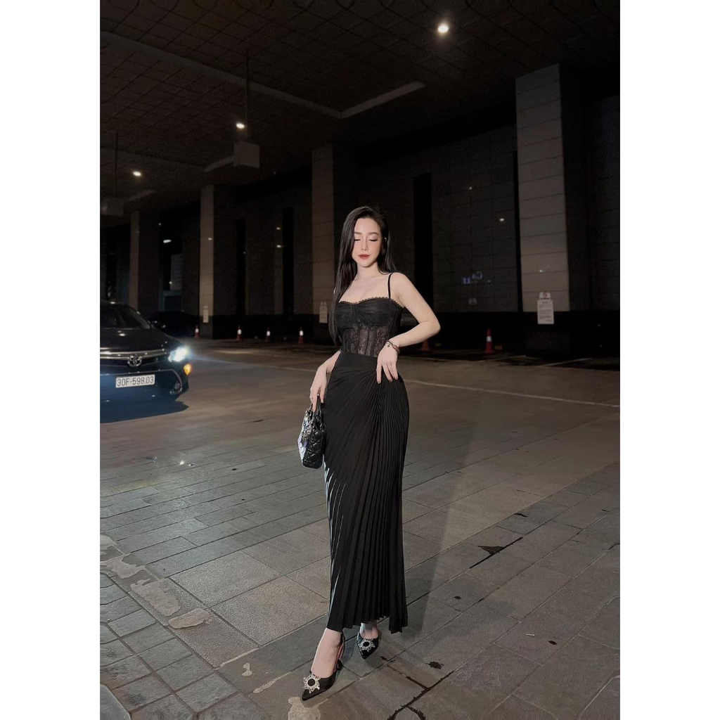 Chân Váy siêu xinh Vải Ruby xuất Hàn vải mịn mặc siêu thoải mái