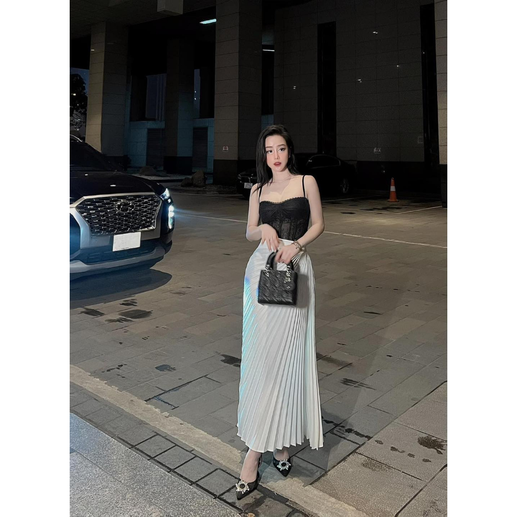 Chân Váy siêu xinh Vải Ruby xuất Hàn vải mịn mặc siêu thoải mái