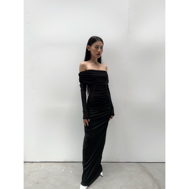 Chân váy dài Belly Long Skirt Tekda