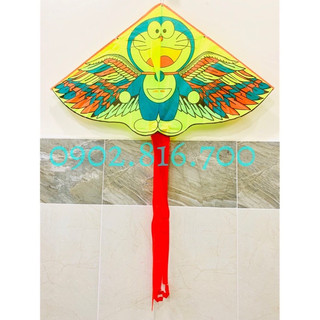 DIỀU DOREMON lớn ngang 1m5 x dài 1m7 Long Vân ( tặng kèm cuộn dây thả diều )