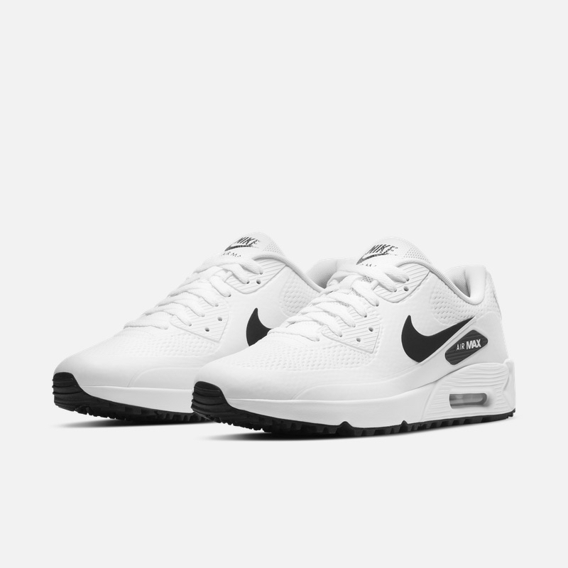 Giày Golf Nike Air Max 90 Golf ‘White Black’ CU9978-101 Cao Cấp