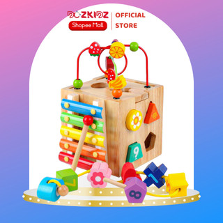 Đồ chơi thông minh, khối hộp đa năng 5 trong 1, đồ chơi cho trẻ 1 đến 4 tuổi - DOZKIDZ