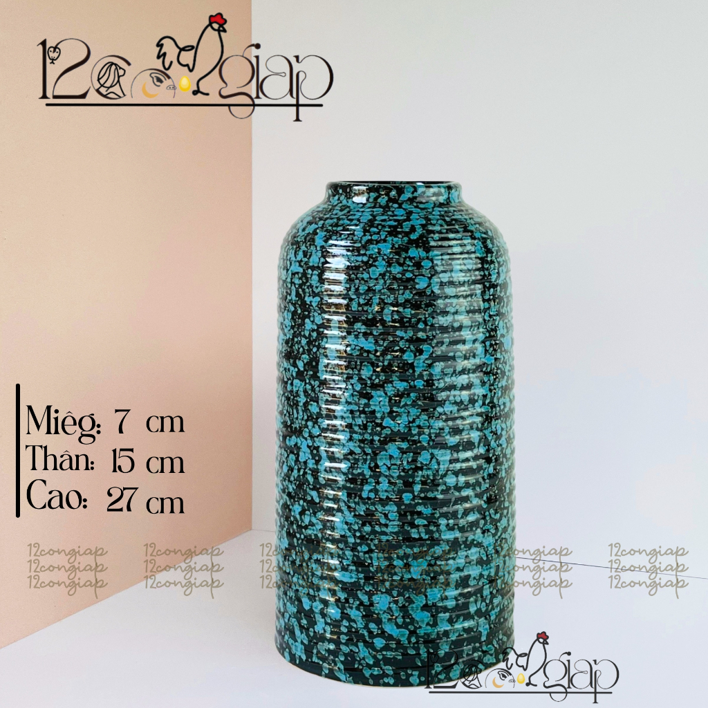 Lọ Bình Hoa Sứ Dáng Chim Ganh Cắm Hoa DECOR bàn làm việc Bát Tràng