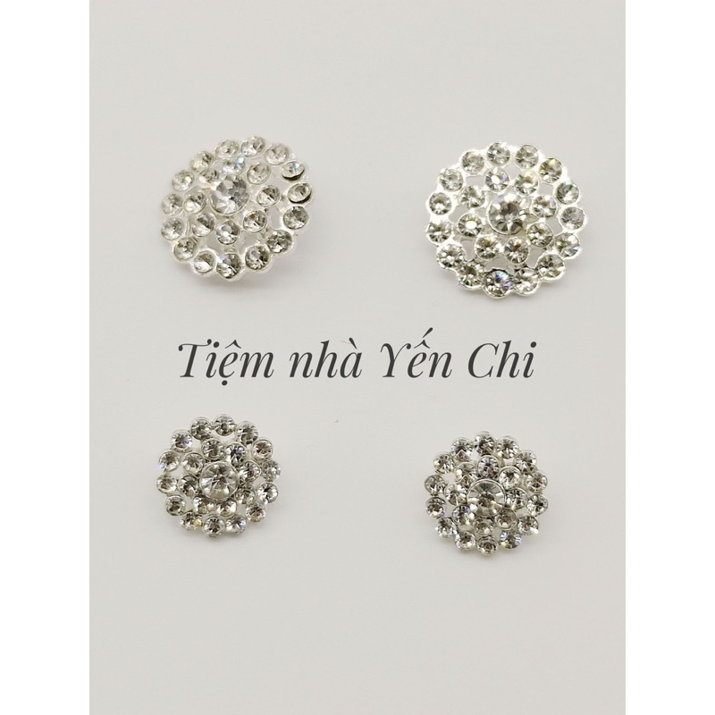 CÚC TRÒN ĐÁ SANG TRỌNG SIÊU XINH. CỠ 1.5cm và 2cm