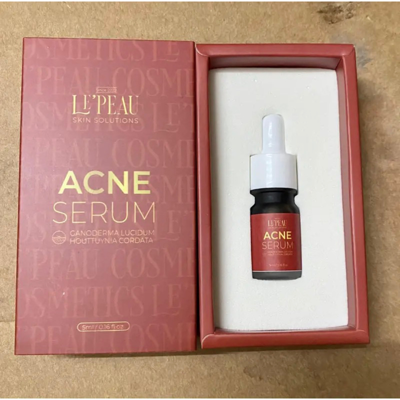 Serum Giảm Mụn Thâm Sẹo Rỗ ACNE Chấm mụn diếp cá - LE'PEAU Á