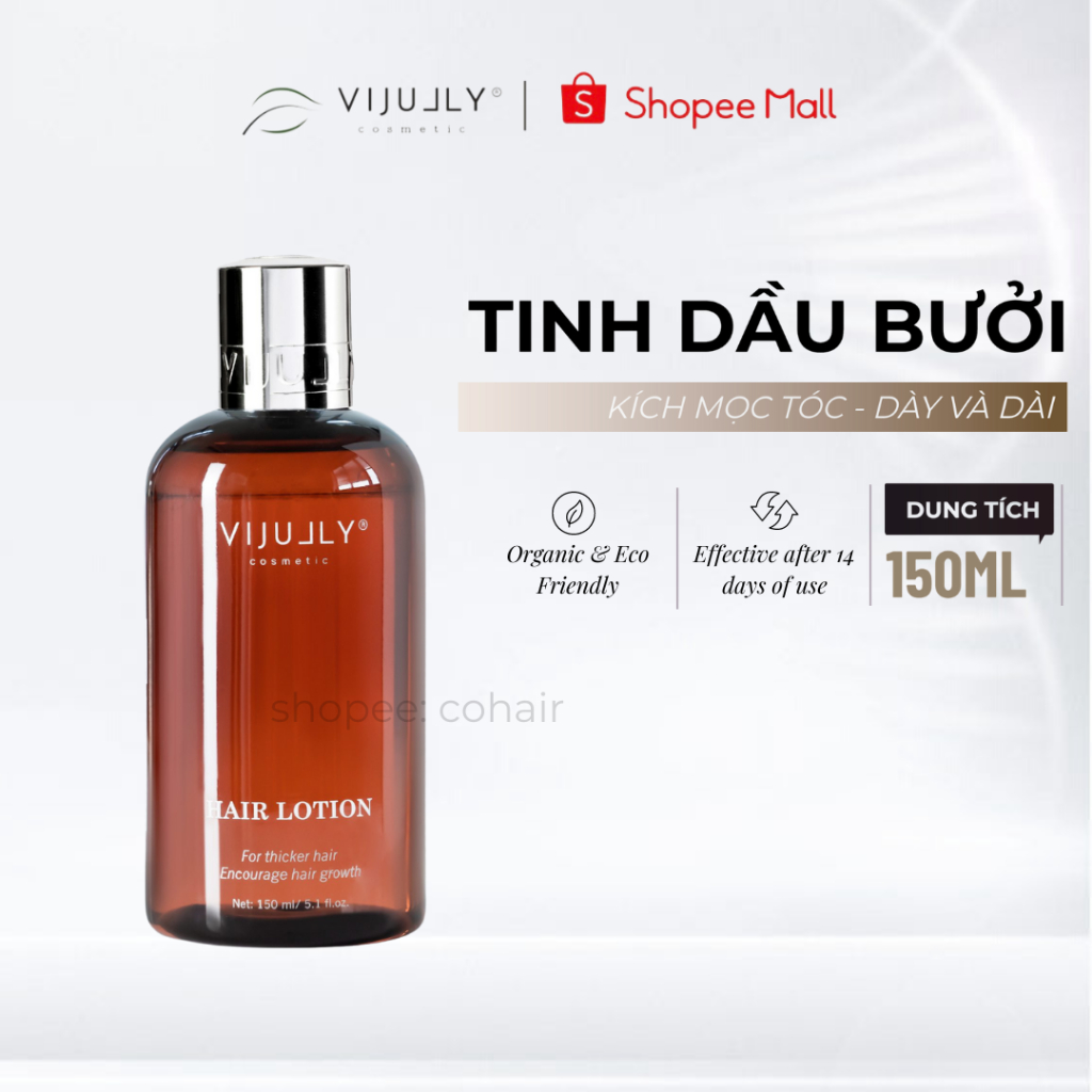 Tinh Dầu Bưởi Vi Jully - Kích Mọc Tóc - Ngăn Giảm Rụng Tóc
