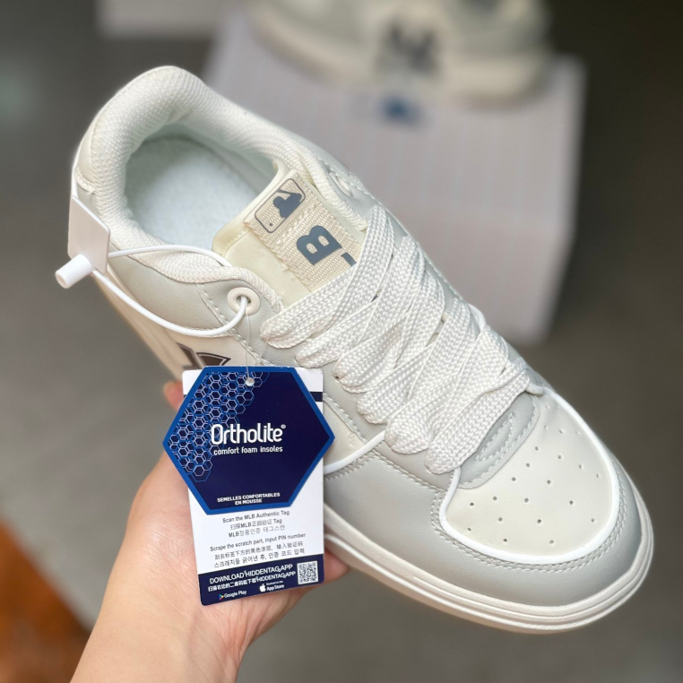 giày mlb chunky liner xám, giày thể thao mlb trắng xám ny đen hàng cao cấp đầy đủ phụ kiện túi xách, full size nam nữ. | BigBuy360 - bigbuy360.vn