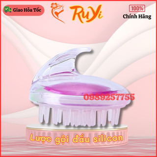 Lược silicon gội đầu dưỡng sinh | Lược gội đầu silicon massage đầu | Lược massage gội đầu