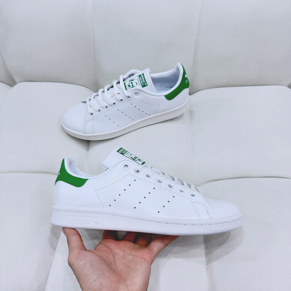 Giày Adidas Stan Smith gót xanh