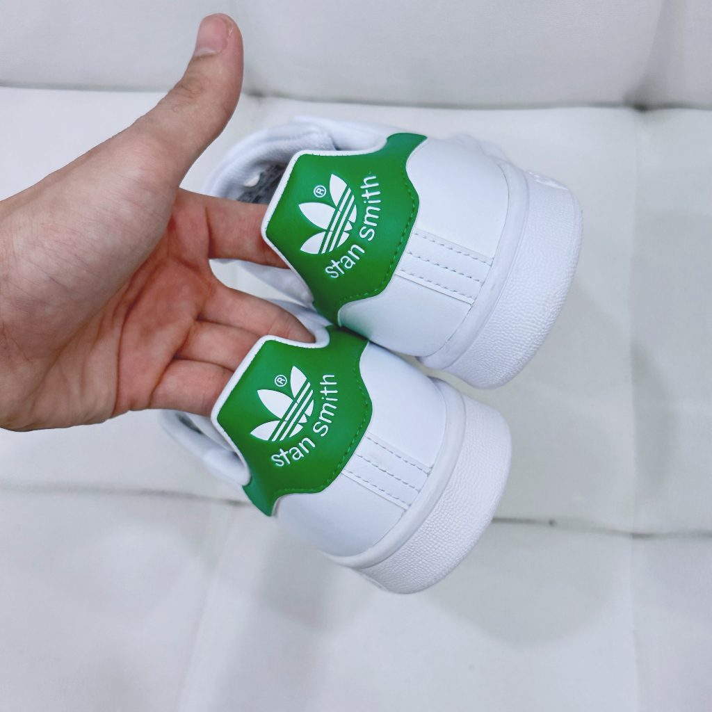Giày Adidas Stan Smith gót xanh