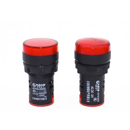 Đèn LED báo nguồn 24V phi 22mm đủ các màu sắc AD16-22DS