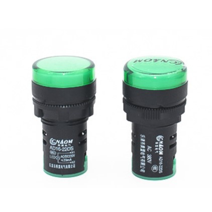 Đèn LED báo nguồn 24V phi 22mm đủ các màu sắc AD16-22DS