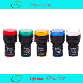 Đèn led báo nguồn 24v phi 22mm đủ các màu sắc ad16-22ds
