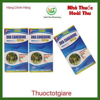 Combo 2 hộp DHA Canxibone Gold - Bổ sung vitamin và canxi