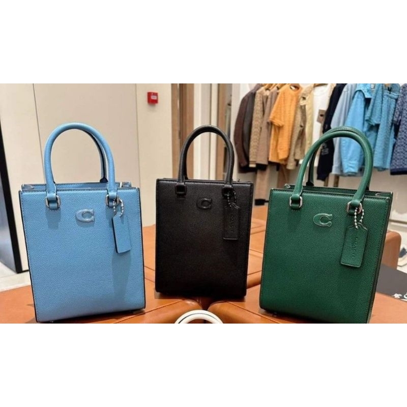 Túi tote coach 16 interior CJ795 size mini