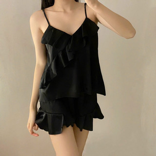 Bộ ngủ lụa 2 dây siêu mát chất đẹp, kiểu dáng sexy