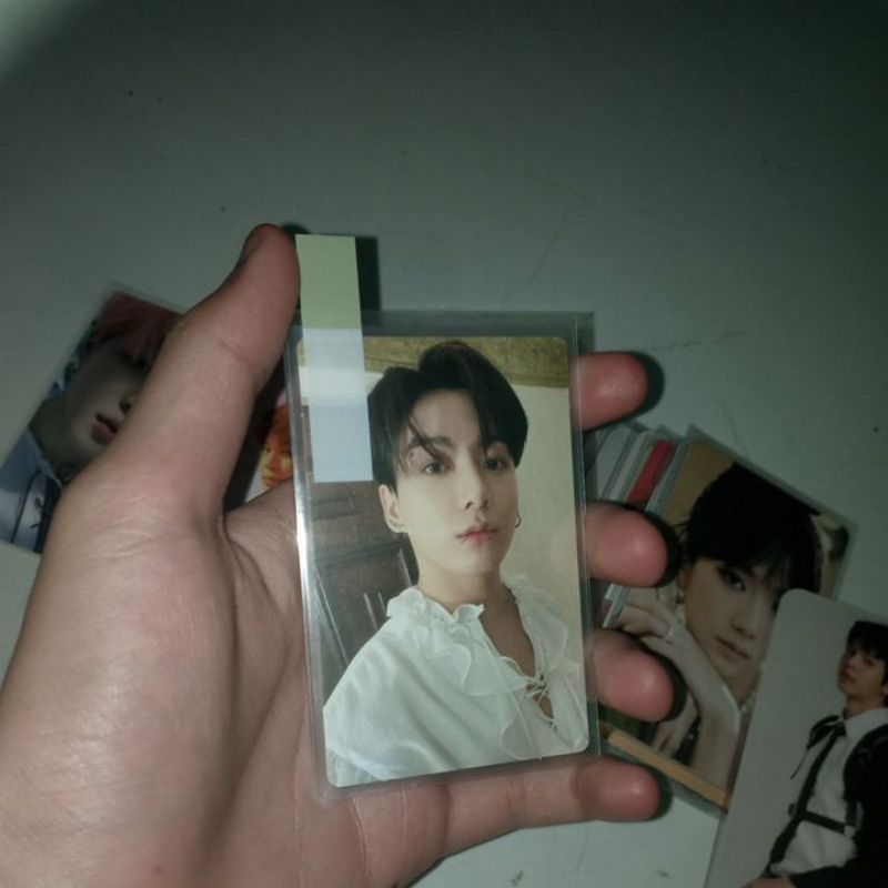 Card Kook BTS ptb áo trắng mãi keo